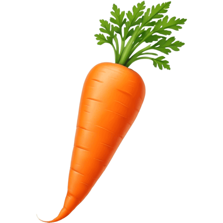 portrait of carrot emoji