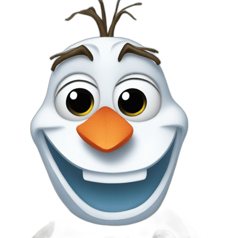  Disney Frozen Olaf emoji