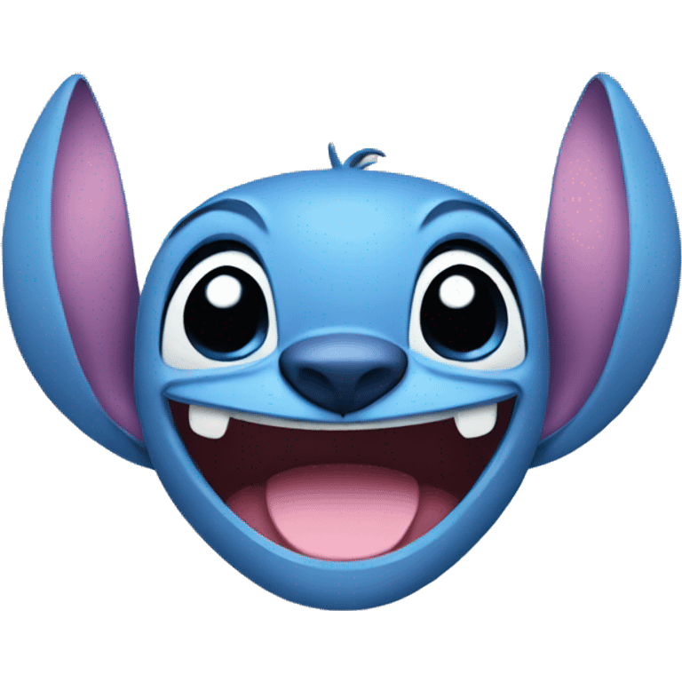 stitch with smile emoji