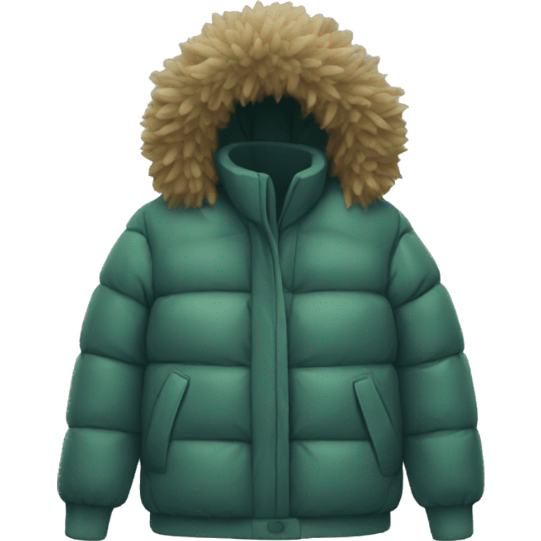 puffer jacket emoji