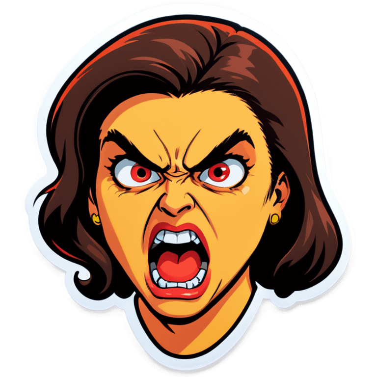 Angry woman  emoji