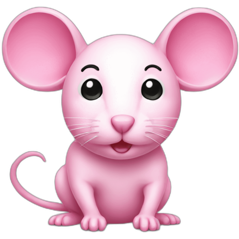 pink mouse emoji