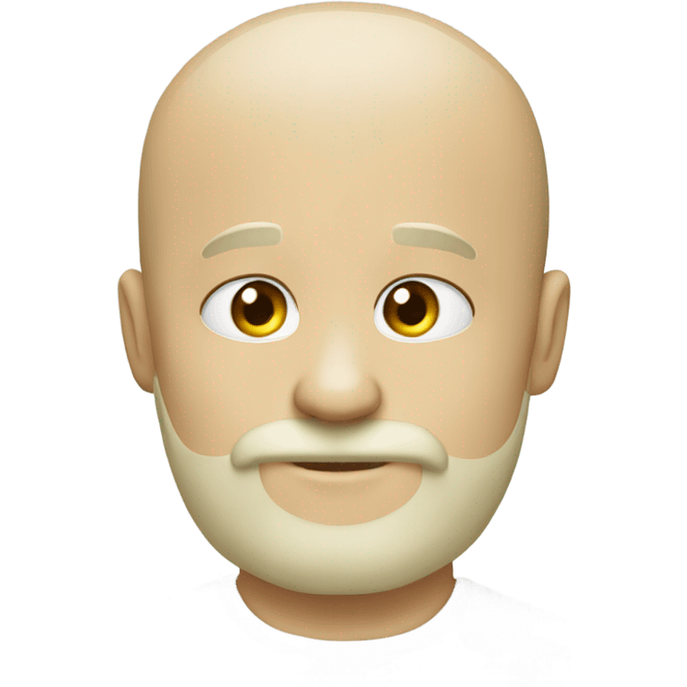 bald man with beard kiss blondie girl  emoji