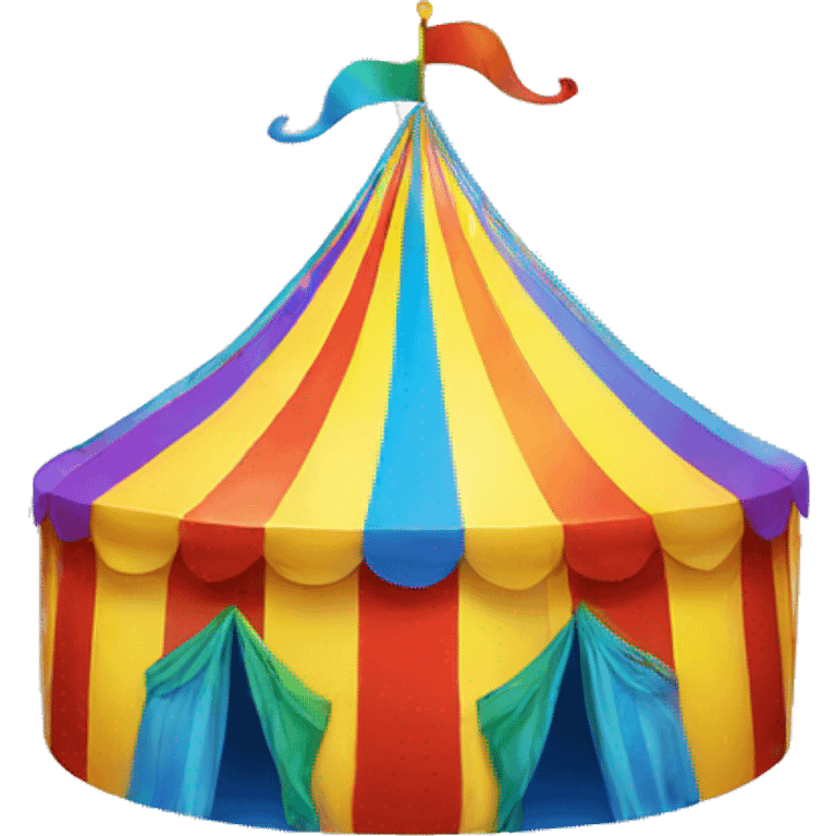 rainbow big top emoji