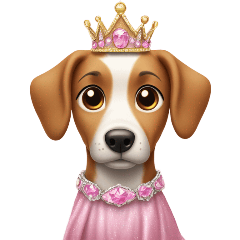 Dog princess  emoji