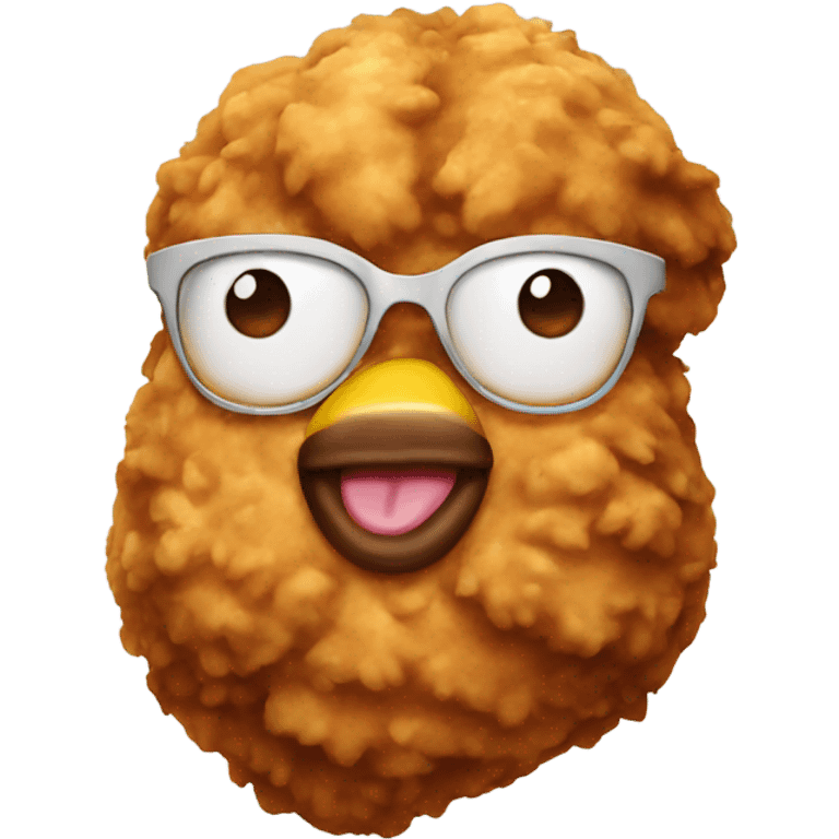 Fried chicken emoji