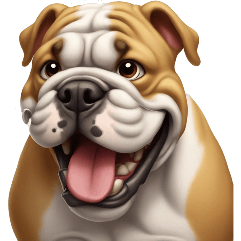 ferocious bulldog emoji