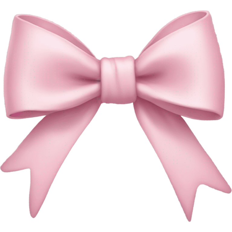 light pink bow emoji