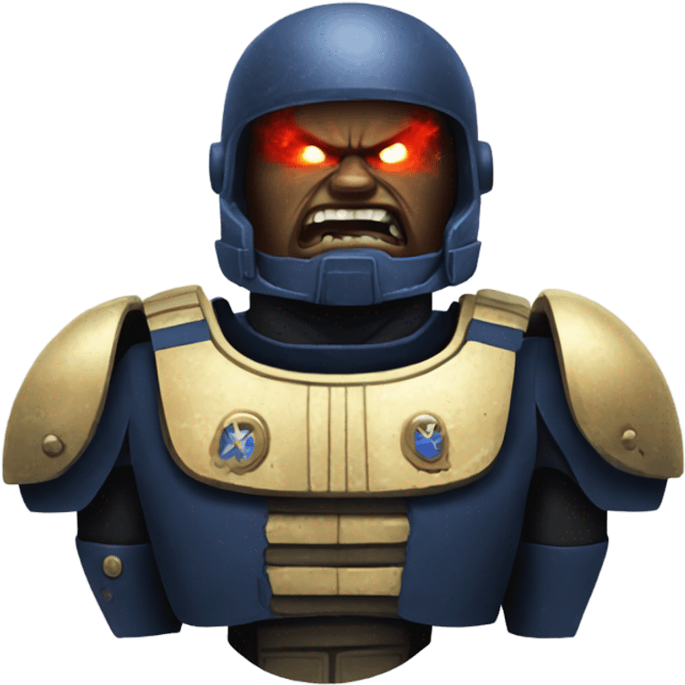 Angry space marine  emoji