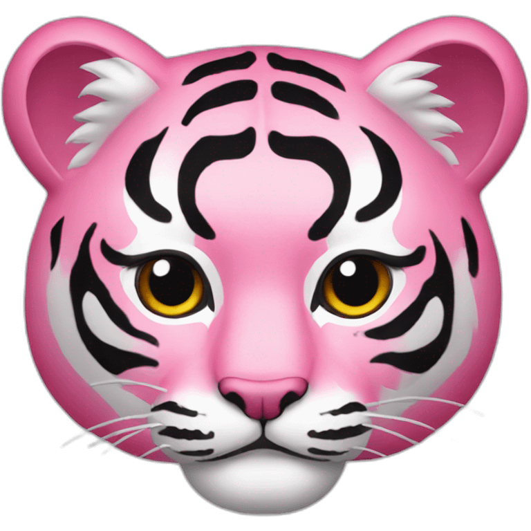 pink tiger Japanese mask emoji