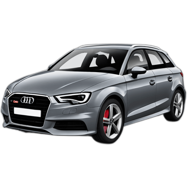 Audi a3 sportback grise emoji