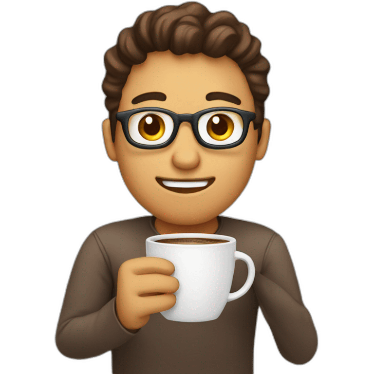 coffee cup as a software engineer emoji