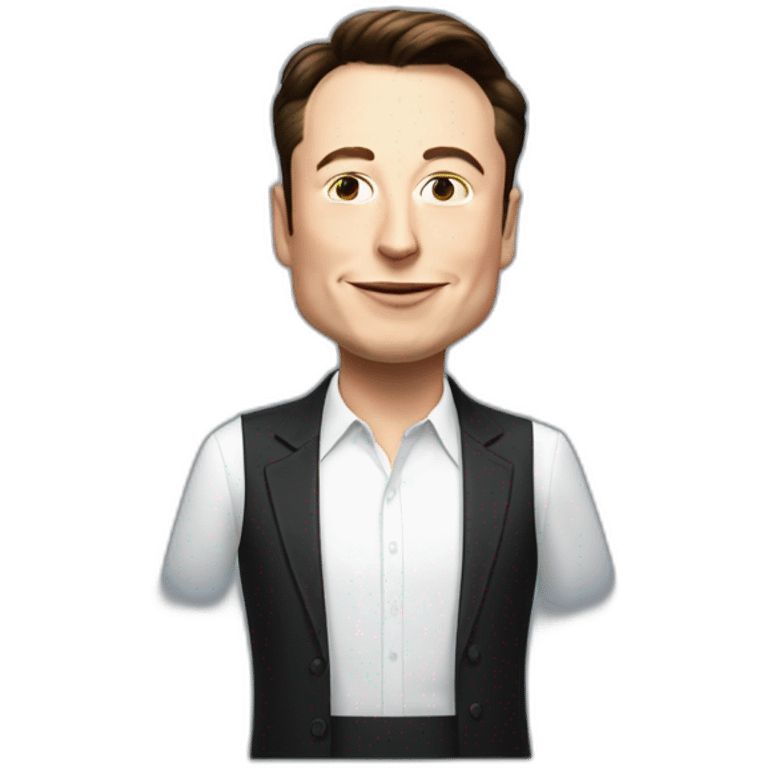 Elon musk check macron emoji