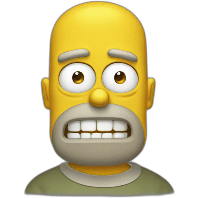 Homer Simson mort emoji