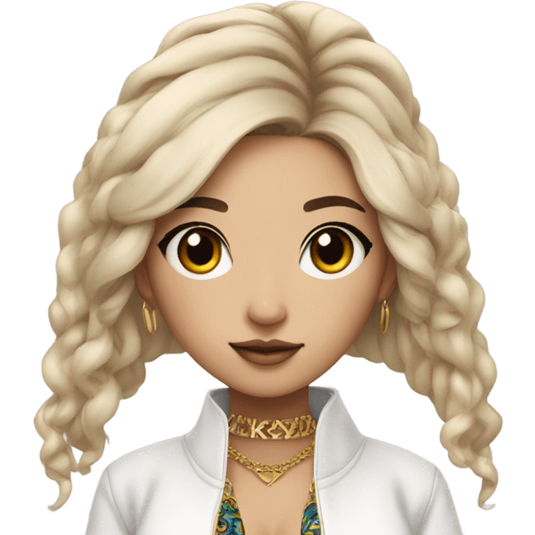 K-pop style Arabic girl  emoji