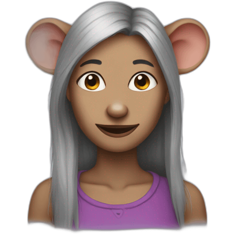 rat woman emoji