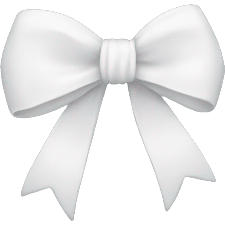 White bow  emoji