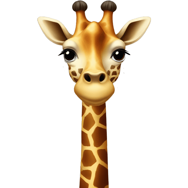 A giraffe  emoji