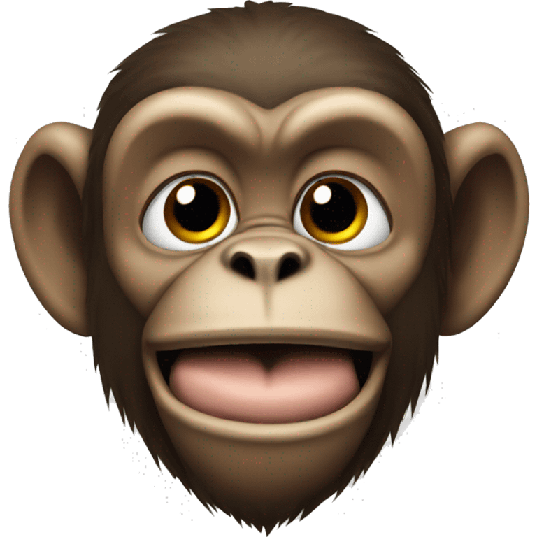 Monkey being naughty emoji