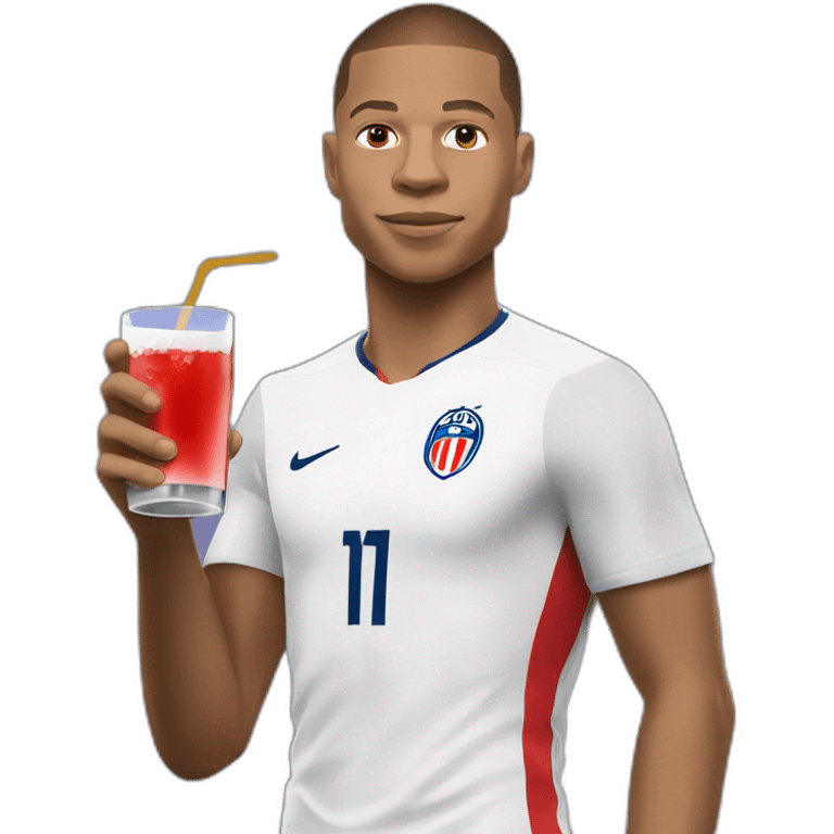 Mbappe-drink-Haaland emoji