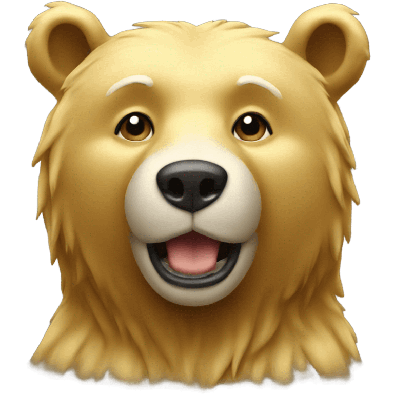 A golden bear emoji