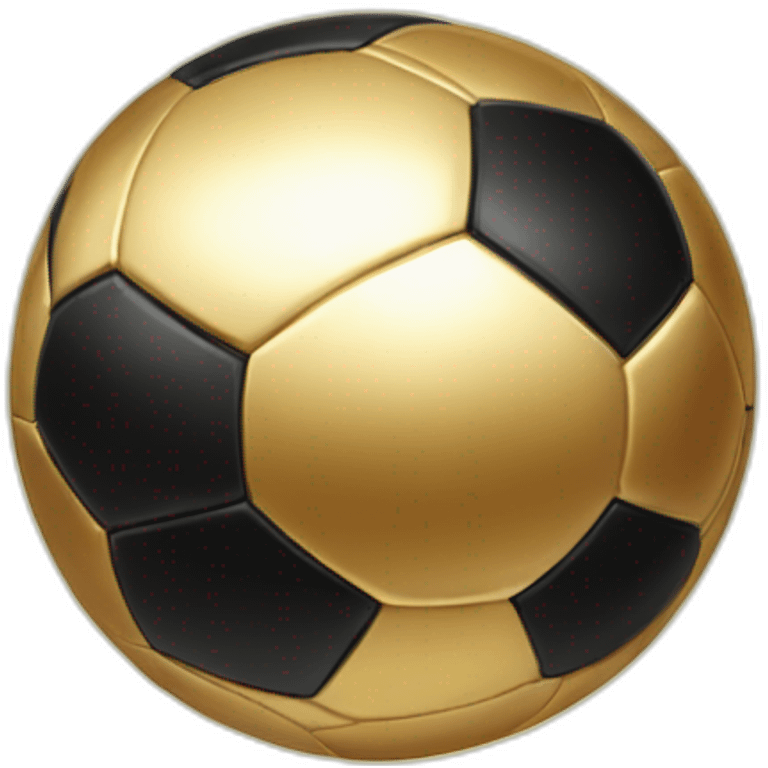 golden soccer ball emoji