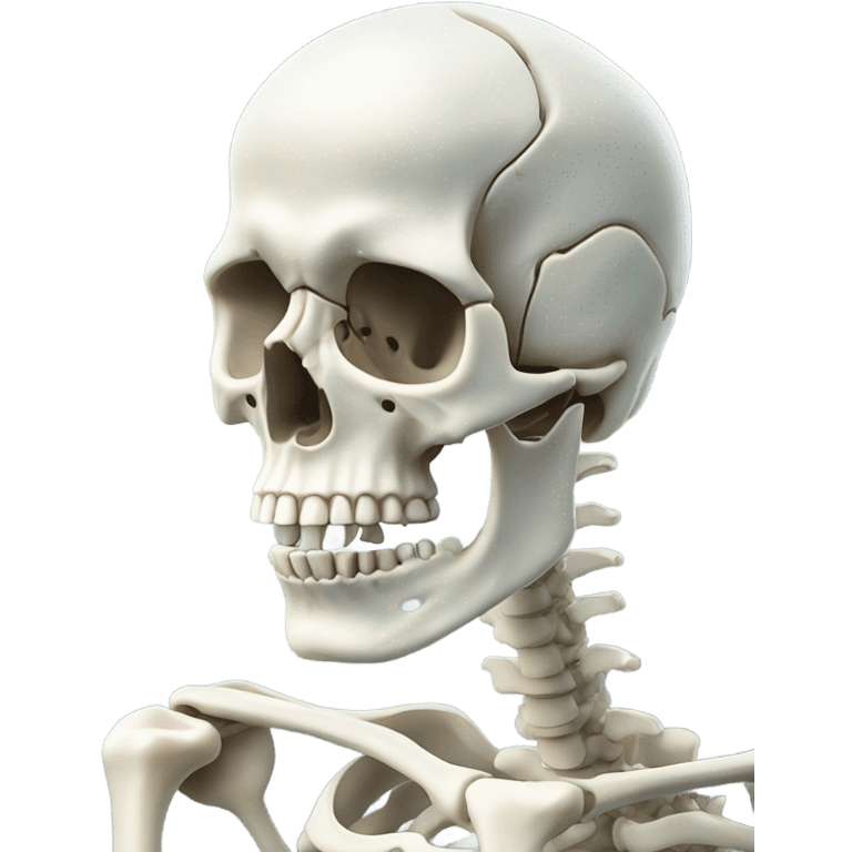 Xray skeleton emoji