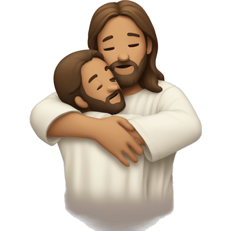 jesus hugging emoji