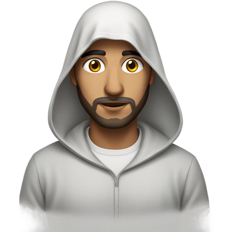 arab man with a hood on emoji