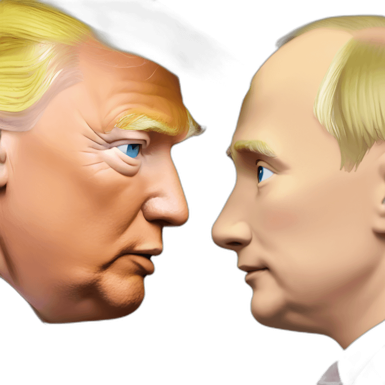 trump-and-putin-kissing,-lgbtq+ friendly, positivity, inclusiveness emoji