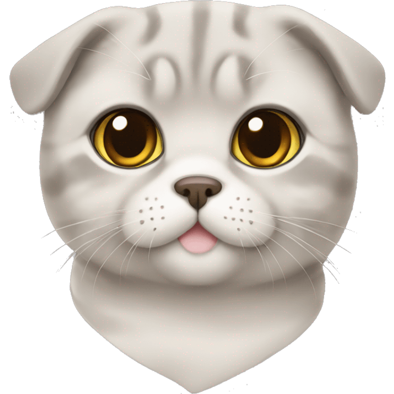 Scottish fold emoji