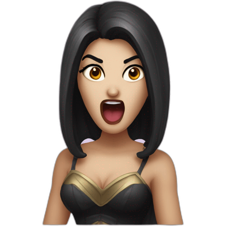 greek vampiress hissing emoji