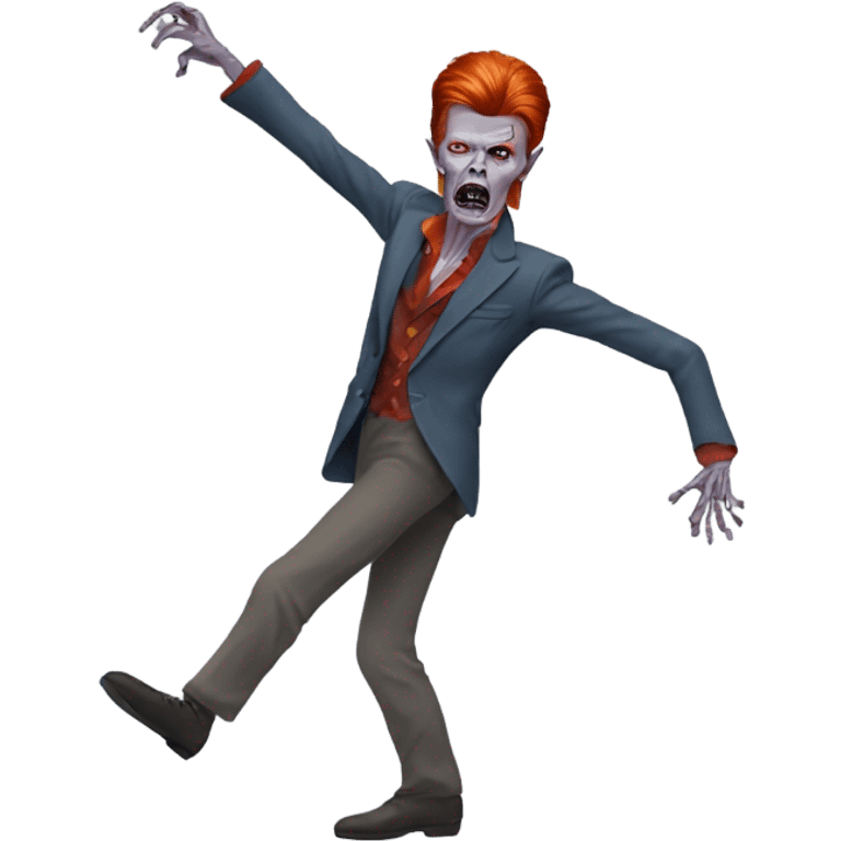 david bowie zombie dancing emoji