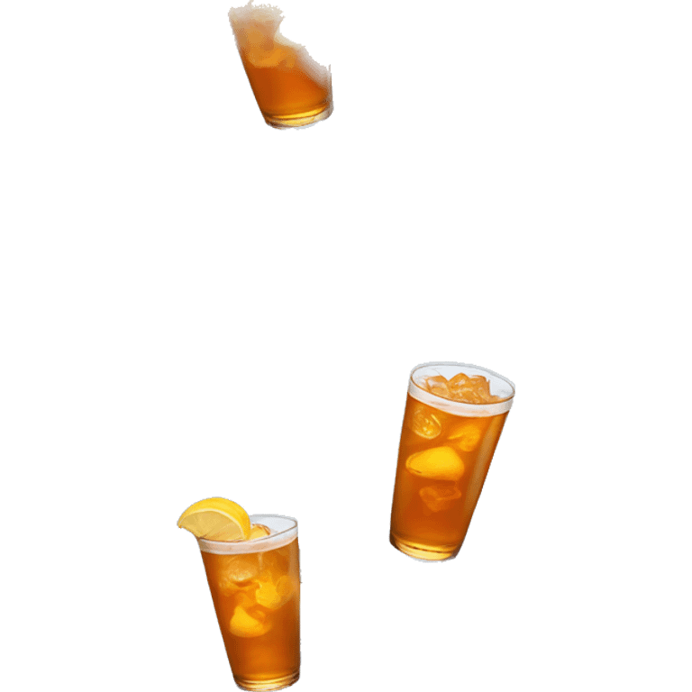 Lipton peach iced tea emoji