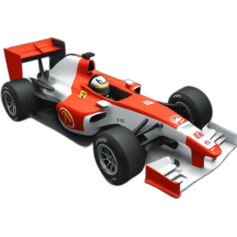 F1 car racer emoji