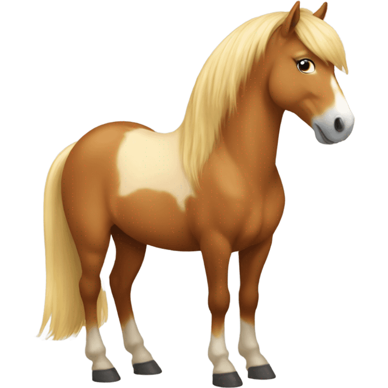 Haflinger horse  emoji