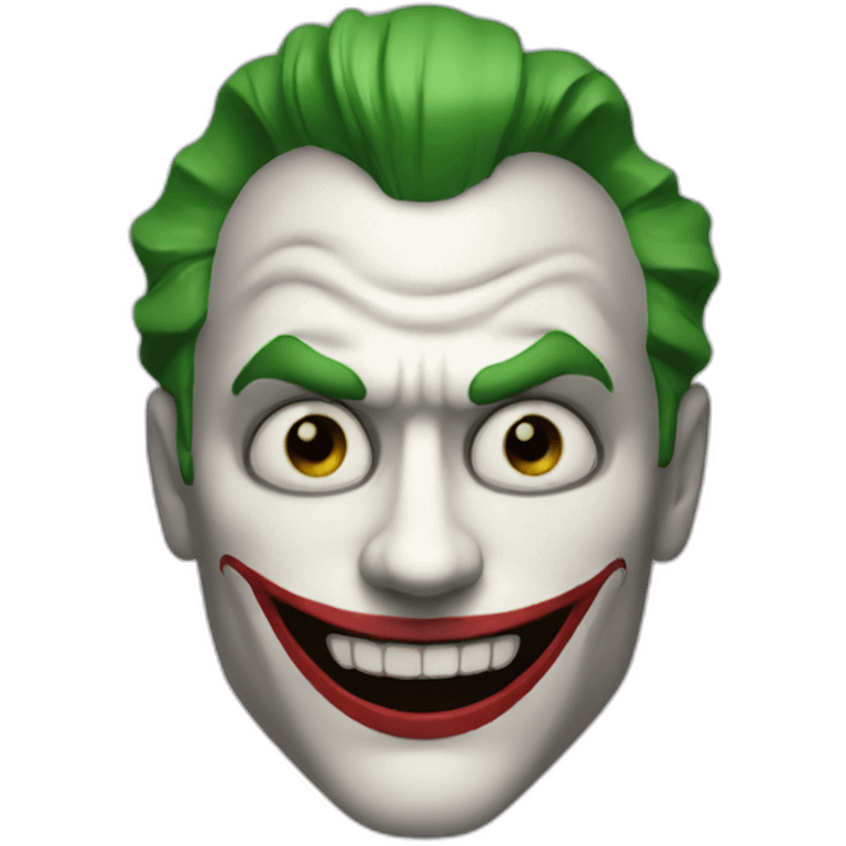 Joker from Batman face emoji