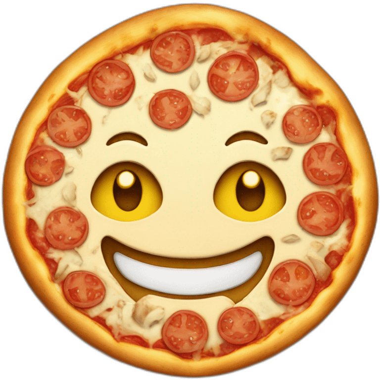 smile pizza emoji