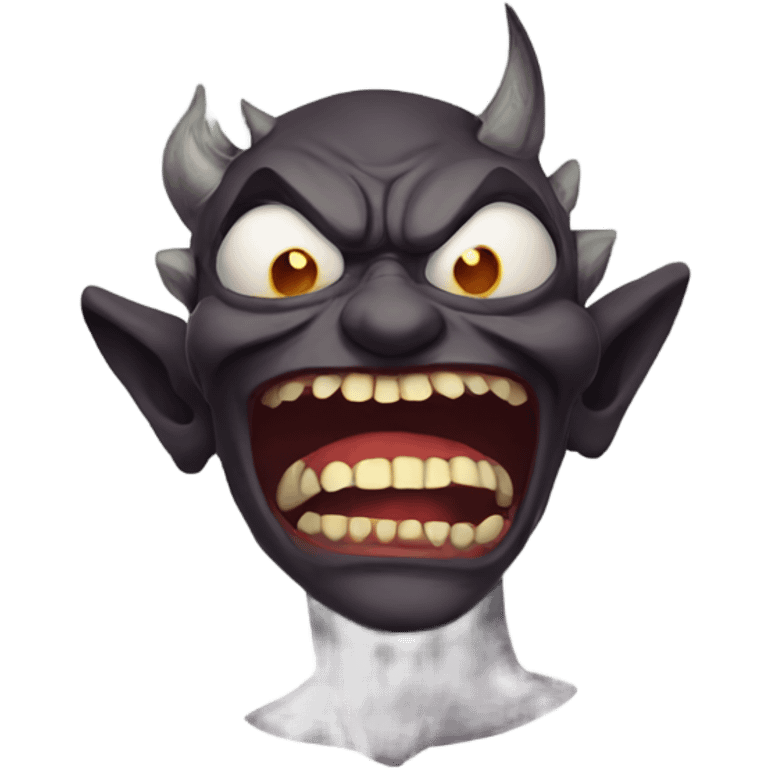 scary demon emoji