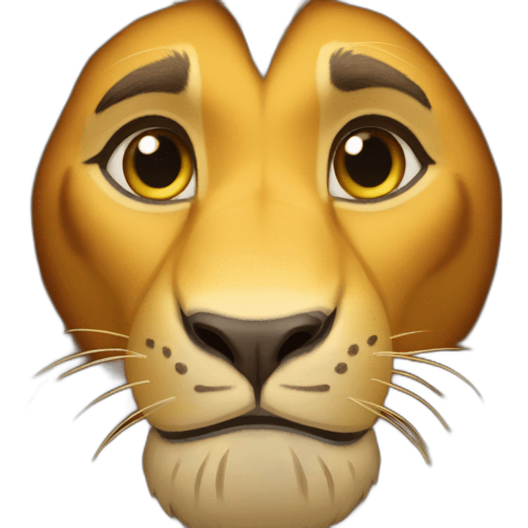 Lion king emoji