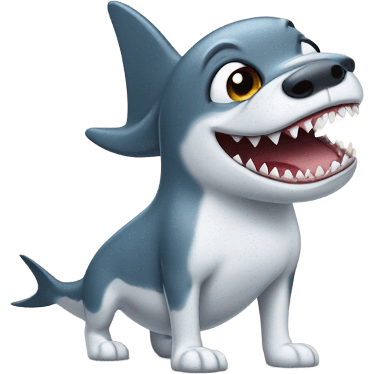 dog shark  emoji