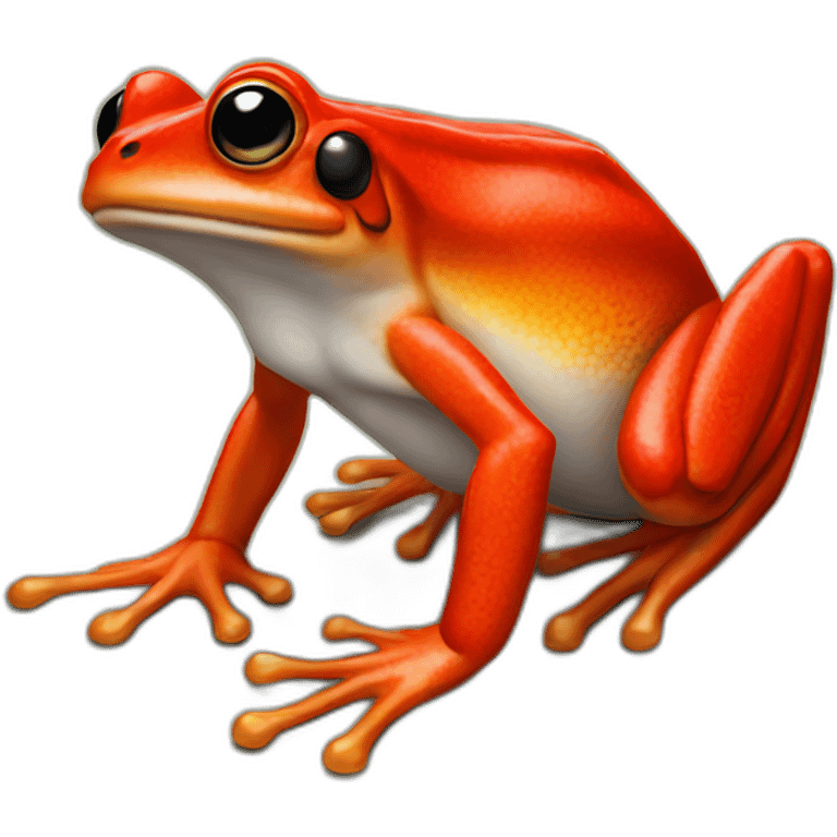 Red frog emoji