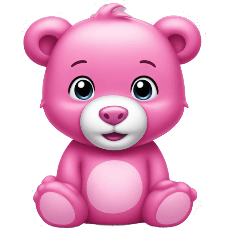 Pink carebear emoji