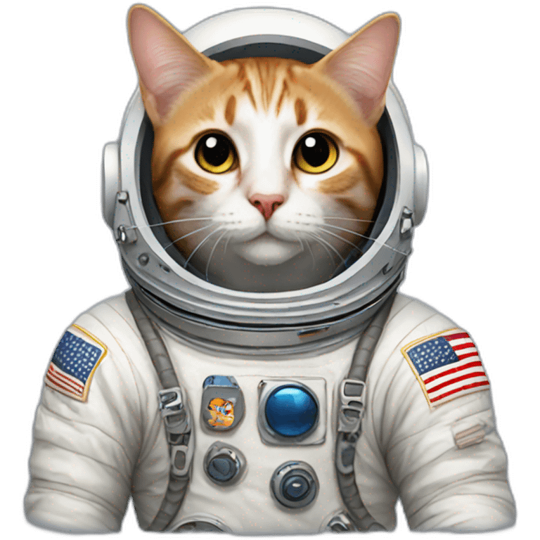 Astronaut cat emoji