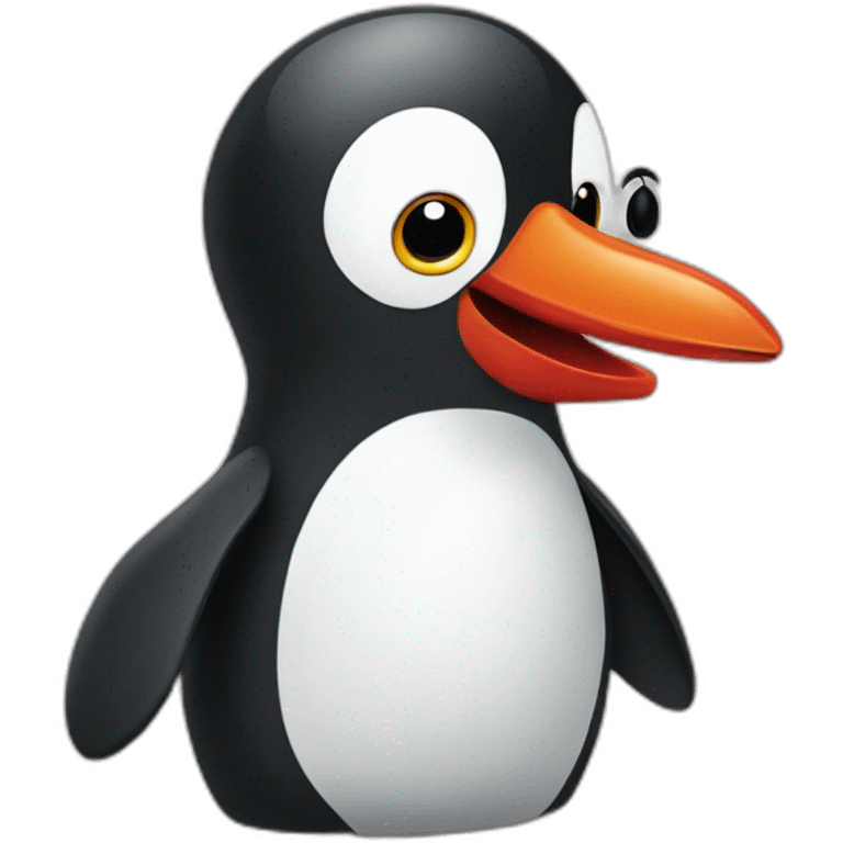 Pingu saying Noot noot emoji