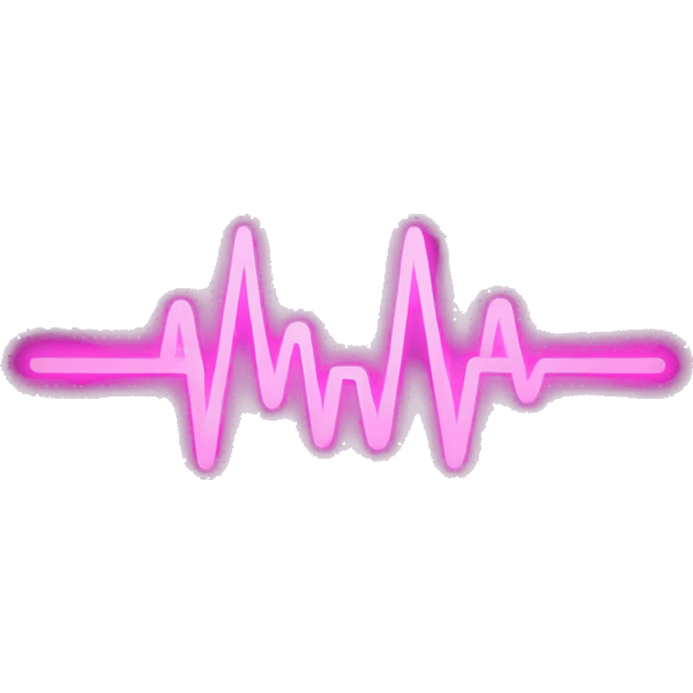 pink pulse line emoji