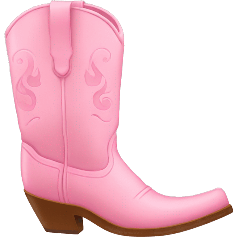 Light pink cowboy boots emoji