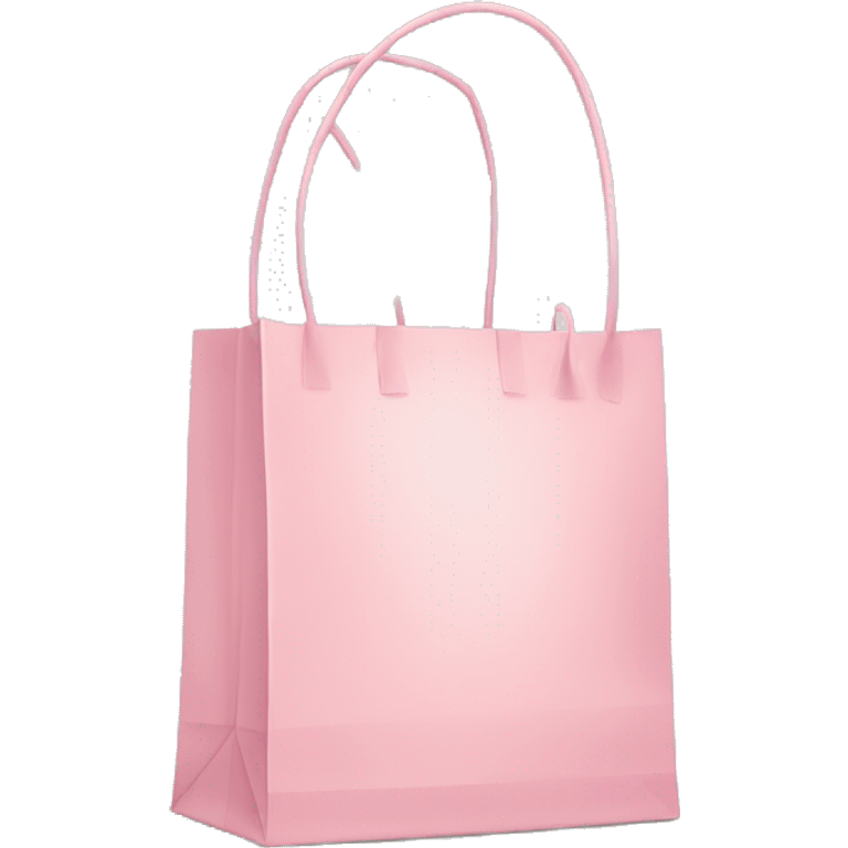 Light pink shopping bag emoji