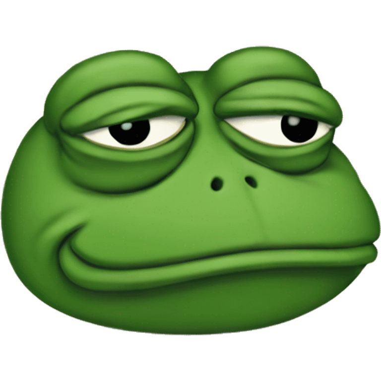 sad pepe frog emoji