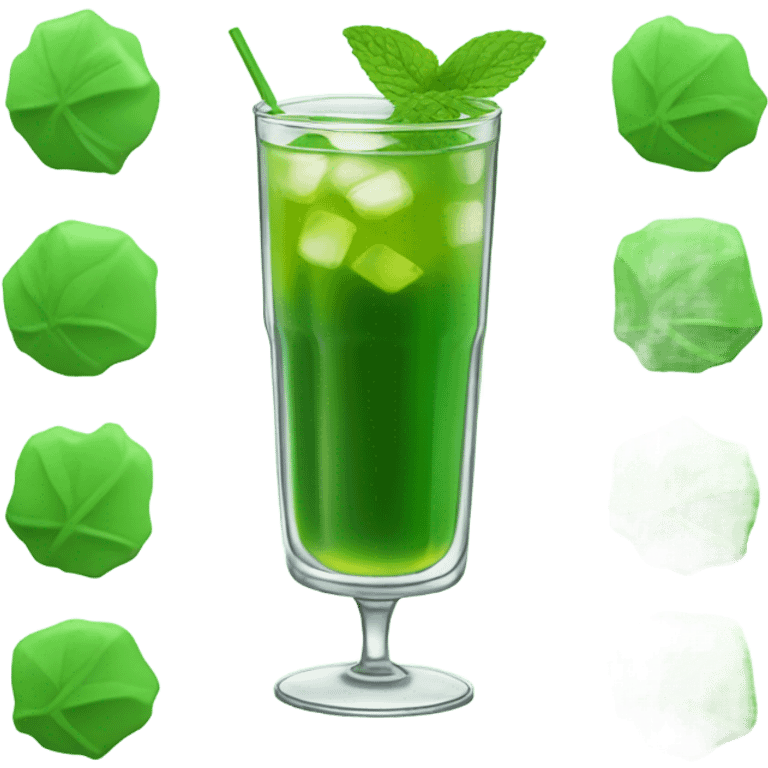 Lind x Matcha x Mint Iced Tea emoji